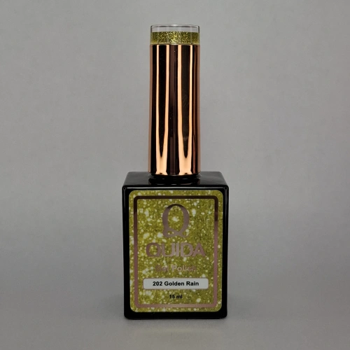 Glitter Gelpolish Golden Rain #202