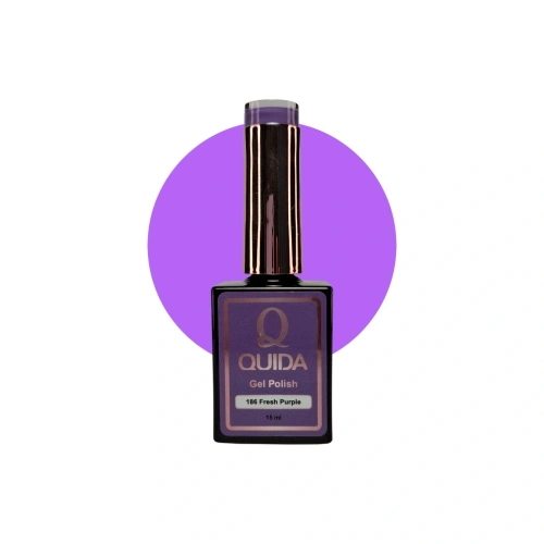 Quida Gelpolish 186 Fresh Purple – Heldere paarse gelnagellak