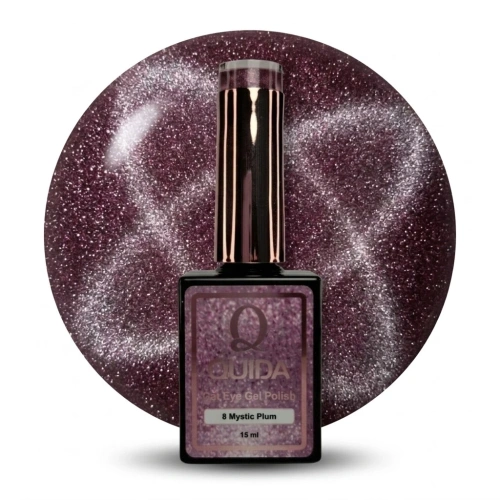 Cat eye Gelpolish Mystic plum #008