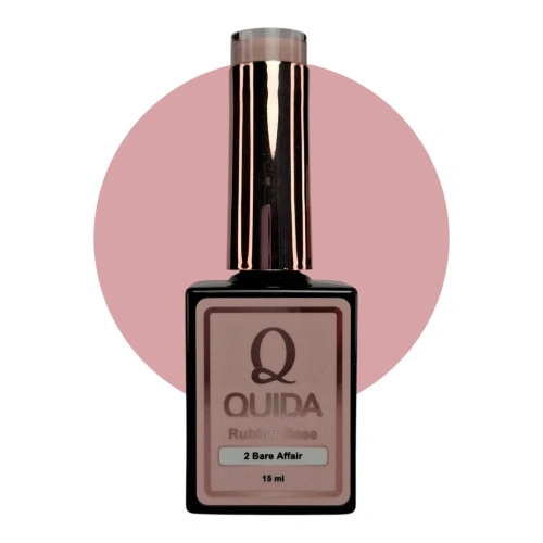 Quida Rubber Base Bare Affair #02 – Nude Verstevigende Rubber Base
