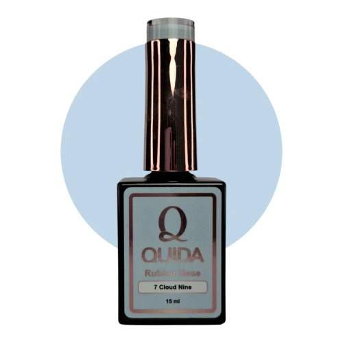 Quida Rubber Base Cloud Nine #07 – Soft Blue Rubber Base