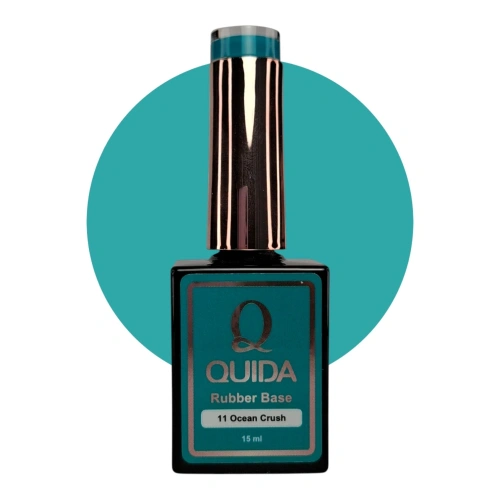Quida Rubber Base Ocean Crush #11 – Turquoise Rubber Base