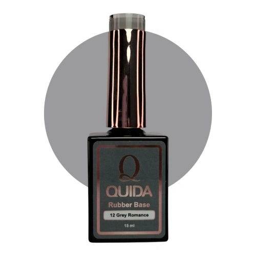 Quida Rubber Base Grey Romance #12 – Cool Grey Rubber Base