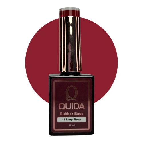 Quida Rubber Base Berry Flavor #13 – Berry Red Rubber Base
