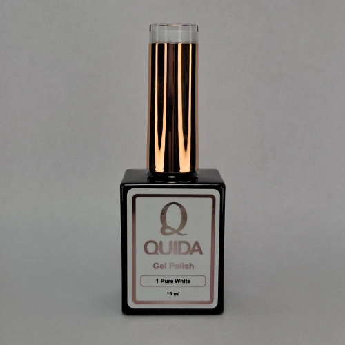 Quida Gelpolish 001 Pure White-Intens wit met hoogglans afwerking
