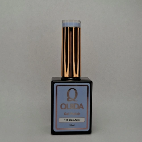 Quida Gelpolish 117 Blue Aura – Lichtblauwe gelpolish met frisse, zachte uitstraling