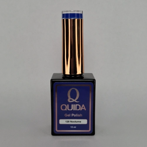 Quida Gelpolish 120 Nocturne – Diepblauwe gelpolish met krachtige elegantie