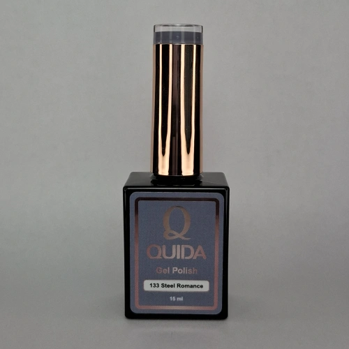 Quida Gelpolish 133 Steel Romance – Koelgrijze gelpolish met lavendelgrijze finesse
