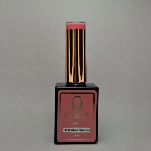 Quida Gelpolish 138 Blushing Flame – Fuchsia roze gelpolish met levendige glans